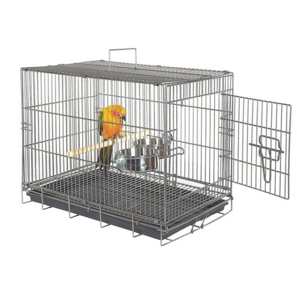 Liberta Alaska Corner Parrot Cage with Playgym Top - Image 2