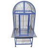 **Collection Only*** King`s Aluminium ACA2522 Arch Top Parrot Cage Blue
