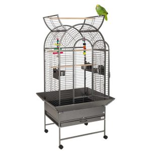 Antique Cortes parrot cage Cortes Top Opening Parrot Cage – Antique