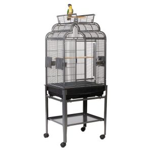 Peru Top Opening Parrot Cage with Stand – Antique