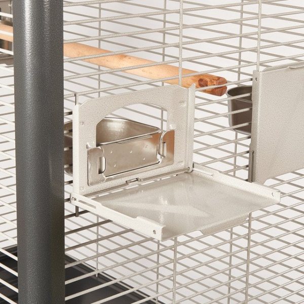 Peru Top Opening Parrot Cage with Stand – Antique - Image 2