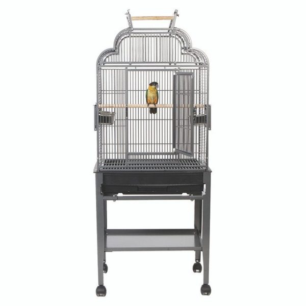 Peru Top Opening Parrot Cage with Stand – Antique - Image 3