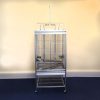 ***Collection Only*** King`s Aluminium ACP2522 Play Gym Top Parrot Cage Silver