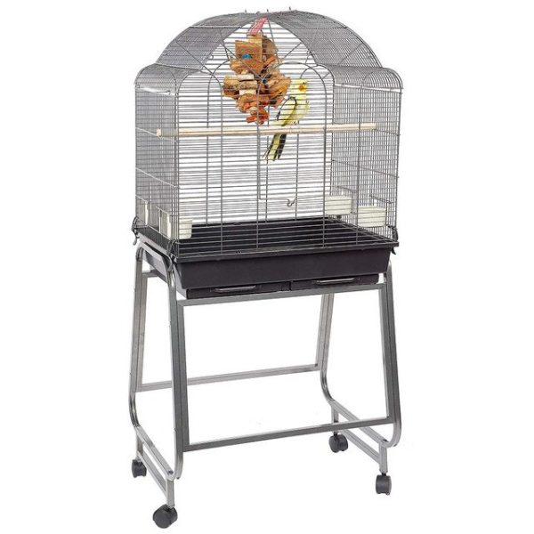Brazil 2 Parrot Cage and Stand – Antique