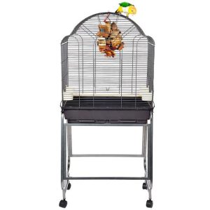 Brazil 2 Parrot Cage and Stand – Antique