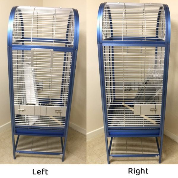 **Collection Only*** King`s Aluminium ACA2522 Arch Top Parrot Cage Blue - Image 2