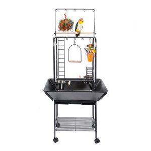 Forest Jungle Parrot Play Gym Stand – Antique
