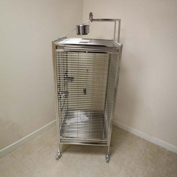 Prevue Stainless Steel Play Top Medium Parrot Cage